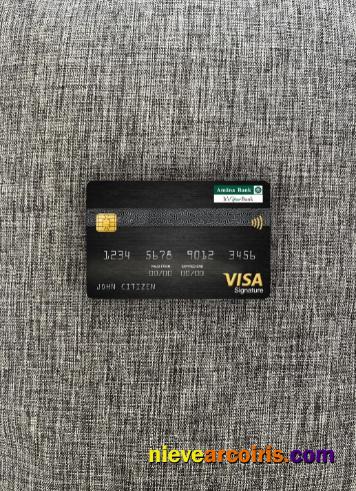 Sri Lanka Amana bank visa signature card photolook